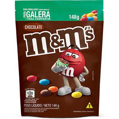 Chocolate M&M ao leite 132g - Mars - Mercadoce - Doces