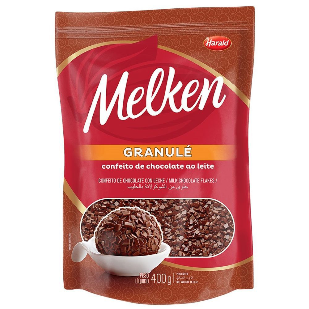 Chocolate Granulado Ao Leite 400g Melken