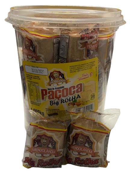 Paçoca Rolha (50 unidades de 18g)