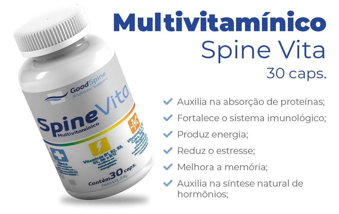 Multivitamínico Spine Vita - Good Spine | Loja de Colchão Ortopédico,  Travesseiro e Apoio Lombar