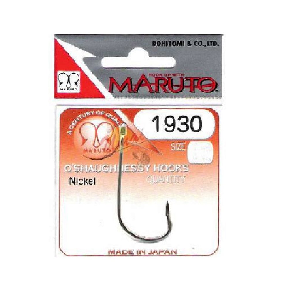 Anzol Pesca Cartela Maruri Maruto 1930 N10 Com 20un - Shop do Mineiro