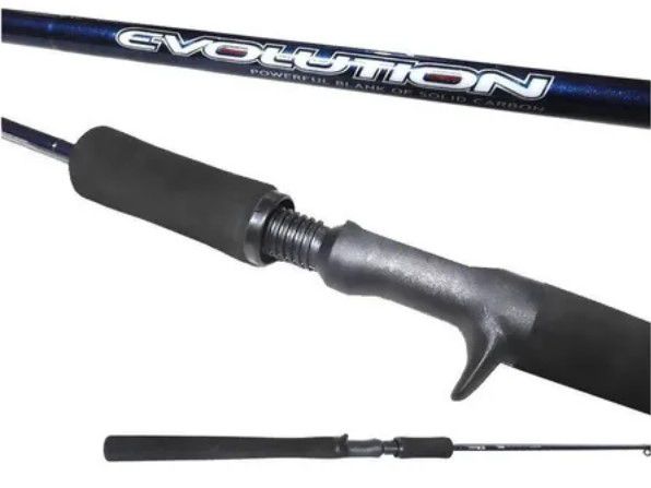 Vara Pesca Molinete Carbono Evolution S561MH 1,68m 15-30Lb Inteira