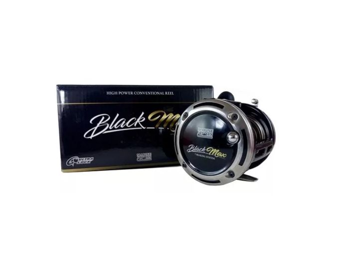 Carretilha Pesca Marine Sports Nova Black Max 20 Direita - Shop do Mineiro