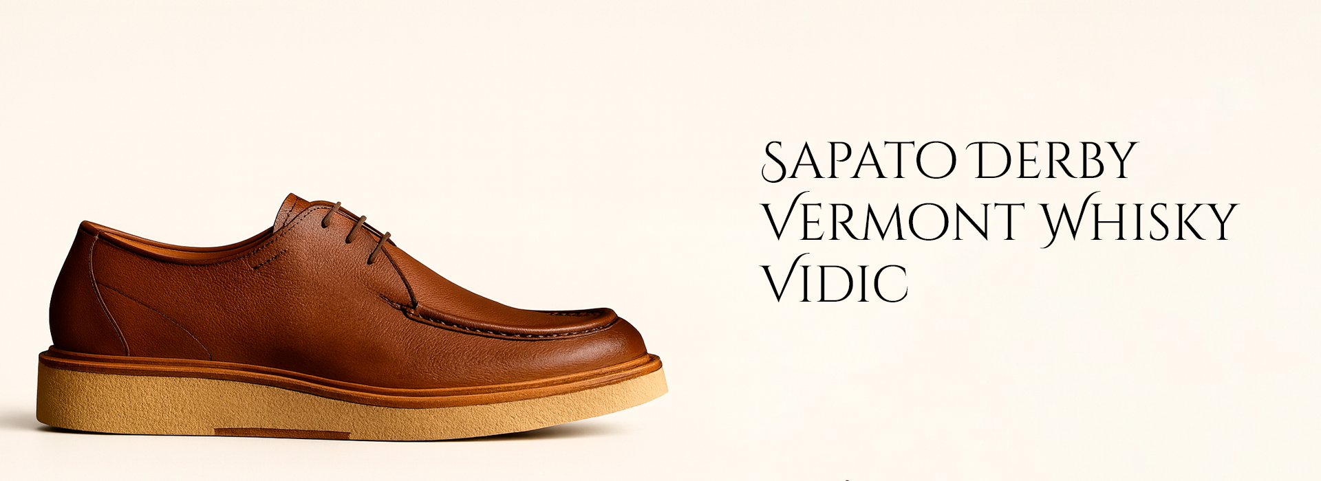 Sapato Derby Vermont Whisky Vidic