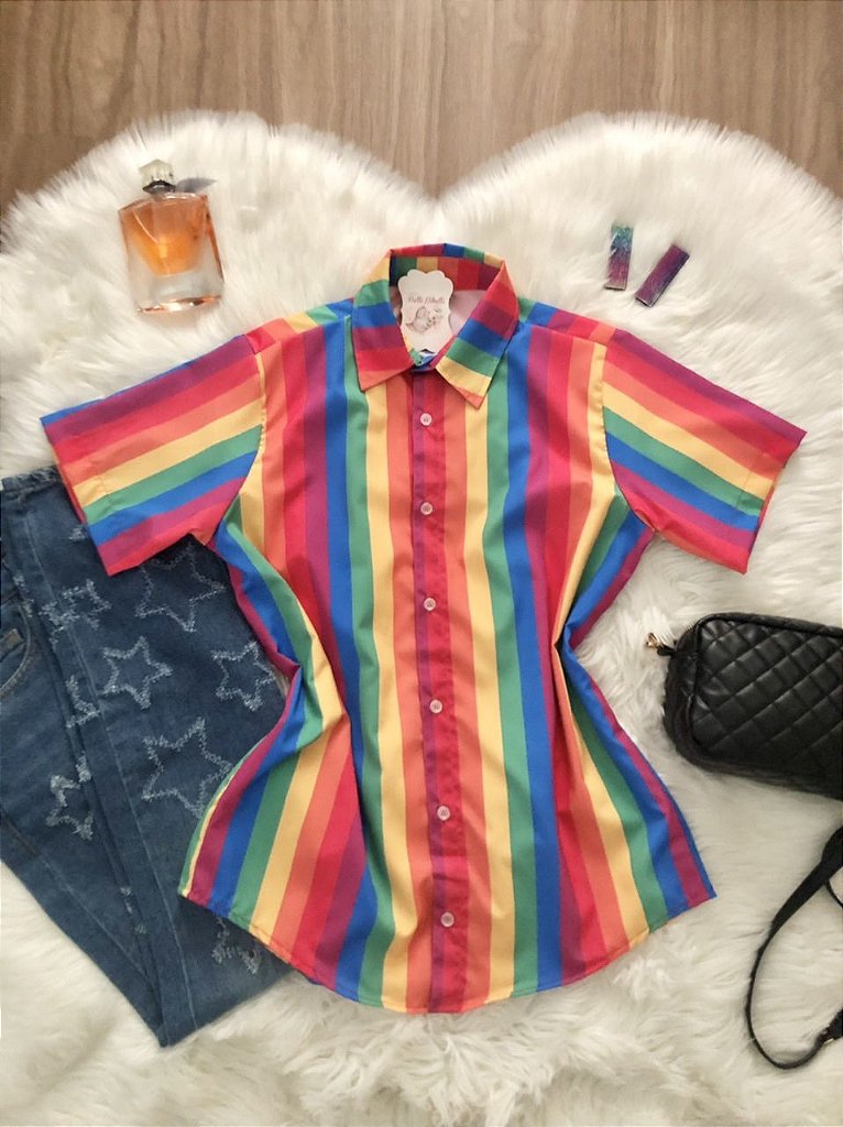 camisa rainbow