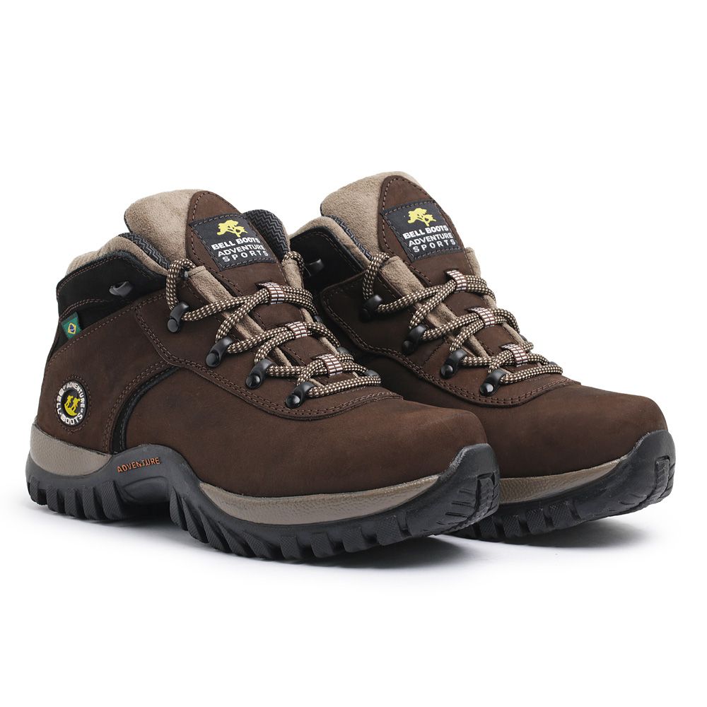 Bota Masculina Caterpillar Resistente em Couro