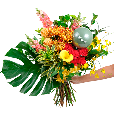 Buquê com Balão Personalizado