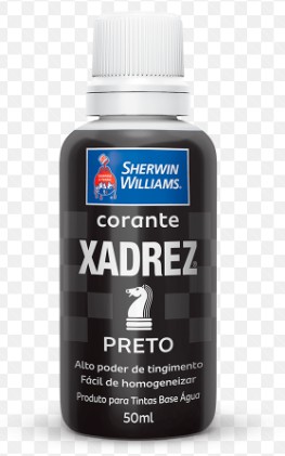 Corante Xadrez - PRETO 50ml - Corante Xadrez - PRETO 50ml - Tintas