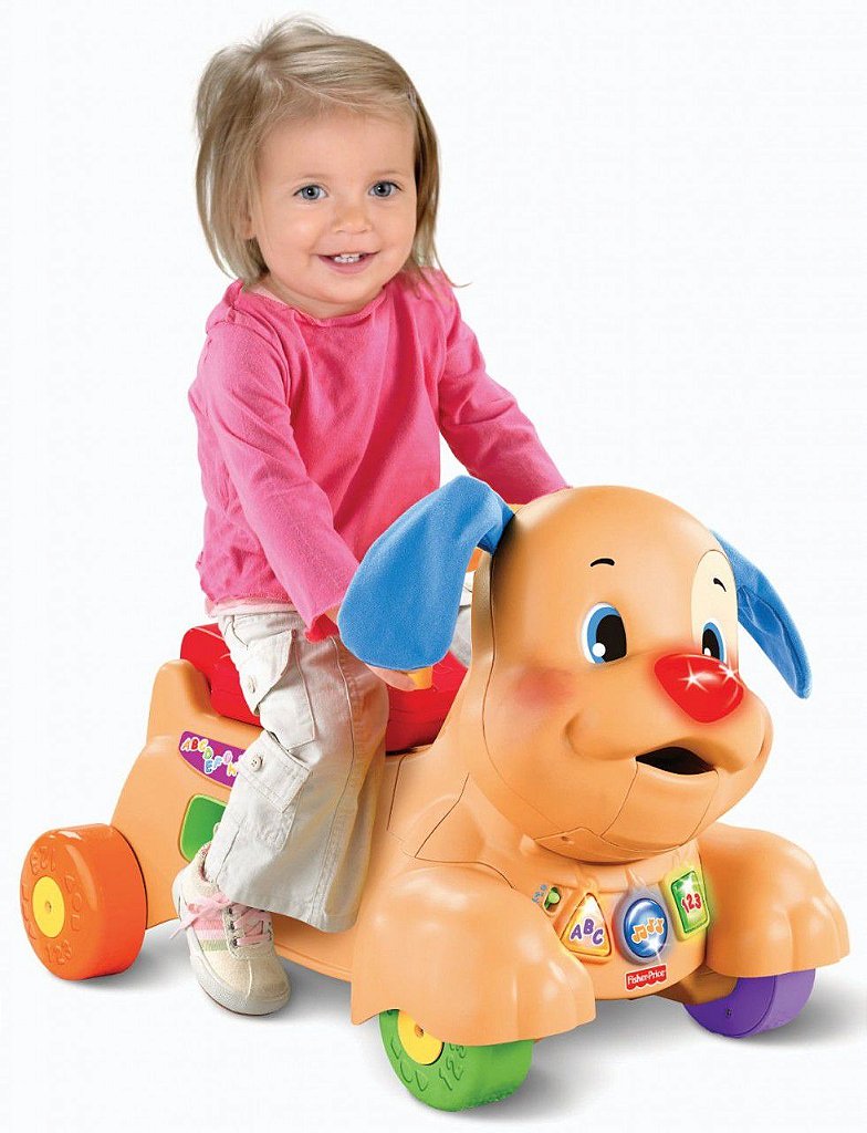 Andador Fisher-Price Aprender e Brincar Cachorrinho - Alugue Toys