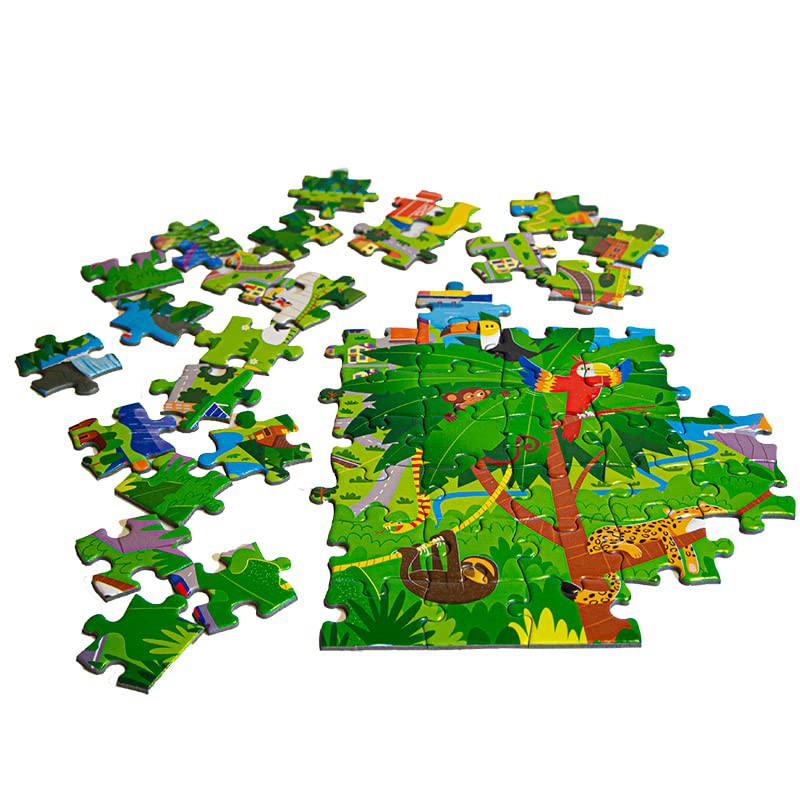 Jogo Quebra Cabeça Puzzle Play Planeta Terra Manual Do Mundo 214 Peças Elka  - Papellotti