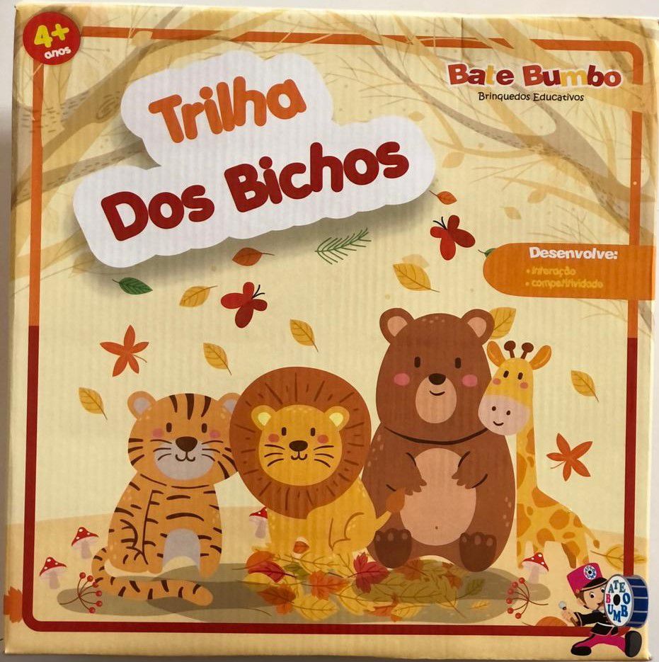 Trilha dos Bichos Jogo Infantil Brinquedo EducativoJogos e  DesafiosBambalalão Brinquedos Educativos