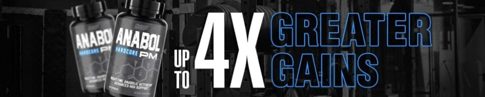 Anabol Hardcore PM da Nutrex - Suplemento Noturno para Construção Muscular