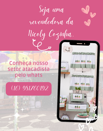 KIT MESA POSTA 6 LUGARES - COZINHEIRO 01. - Nicoly Cozinha - Sua Cozinha  Cheia de Vida. Enxovais, Jogos e Coleções para Cozinha, Lavabo e Artigos de  Decoração. Ibitinga-SP