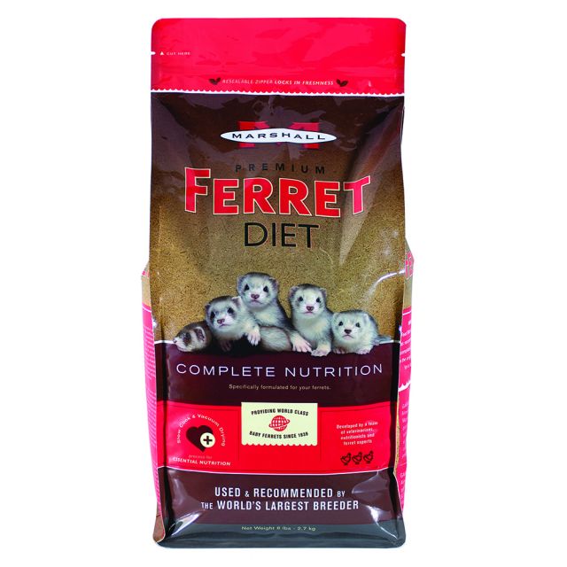 Marshall Ferret Diet 2kg 完全栄養食 Marshall Premium Ferret Diet 2,72 Kg - Calopsita.com.br - O