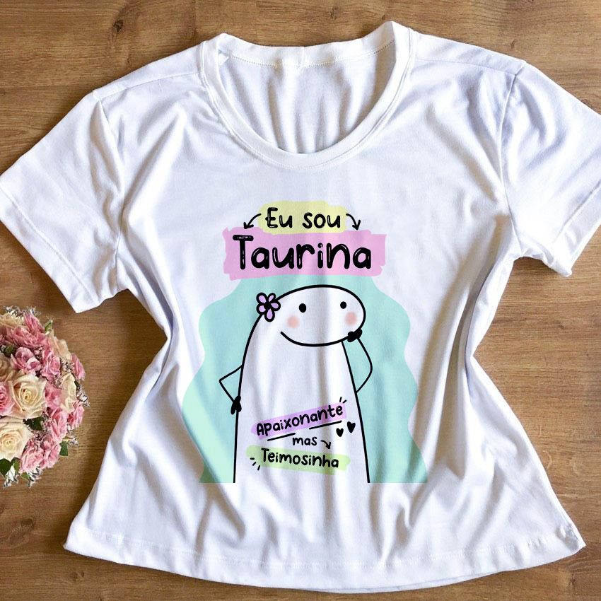 T-Shirt Flork Signo Touro Linda Estampa
