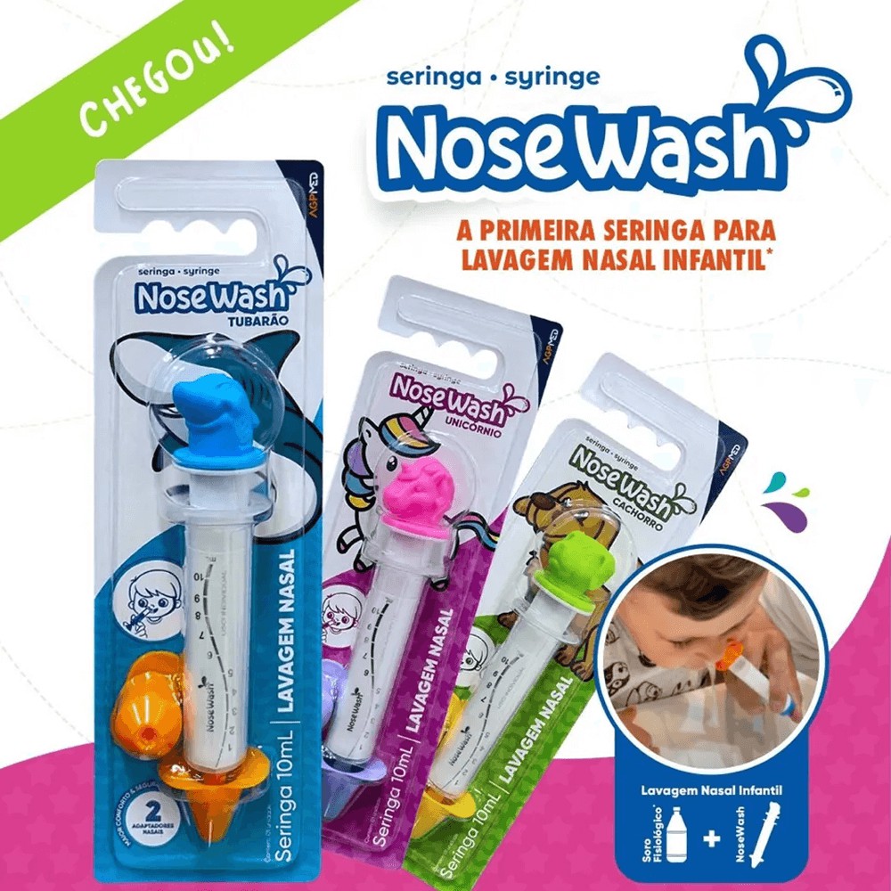 Lavagem Nasal Higienizador Nasal Bebe E Criança - Loja Tatu de Boa!
