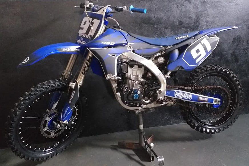 Adesivo Gráfico Moto Trilha Motocross Yamaha Yz Yzf 250 450