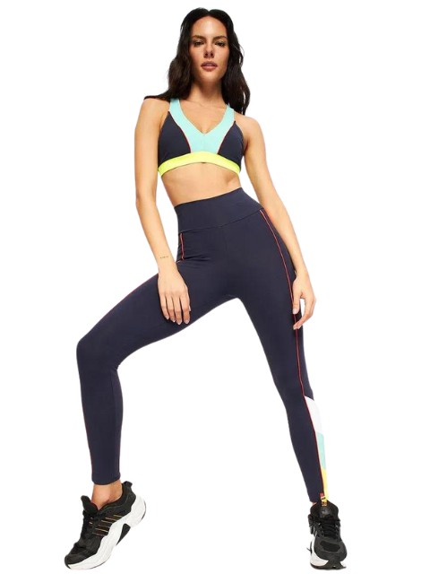 Body For Sure Legging Lisa Beach Sports Marinho 3006 - Transwear