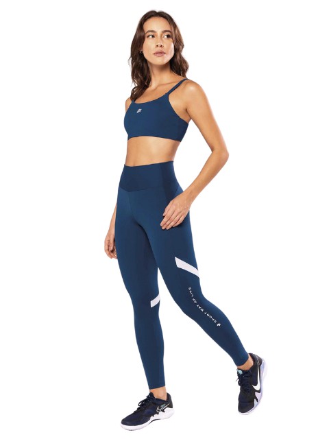 Alto Giro Legging Hyper Sport Way Of Life Azul Petróleo 2312301 - Transwear