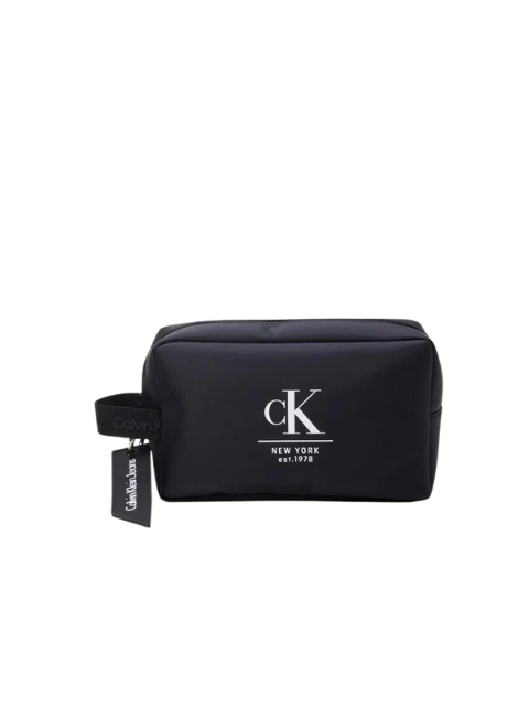 Calvin Klein Bolsa Camera Bag Masculina Nylon New York Preta BL384 -  Transwear