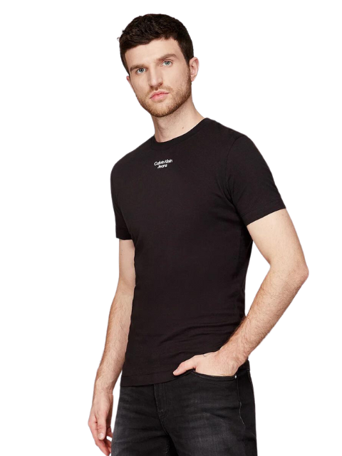 Calvin Klein T-shirt Slim logotipo preto - Esdemarca Loja moda