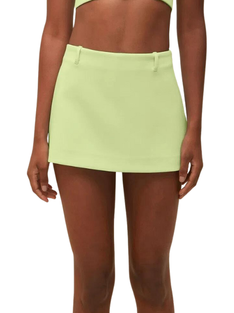 Morena Rosa Shorts Saia Detalhe Z per Menta 118160