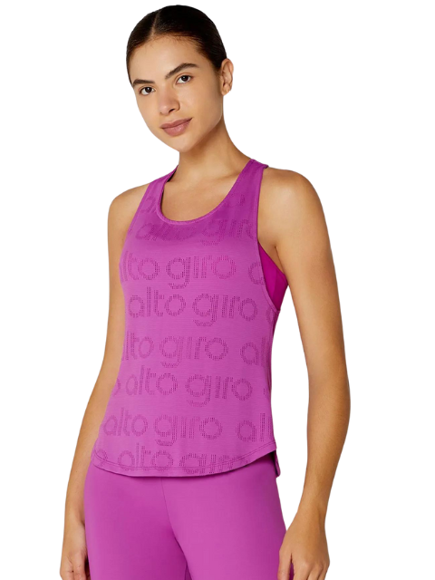 Alto Giro Blusa Regata Mesh Costas Nadador