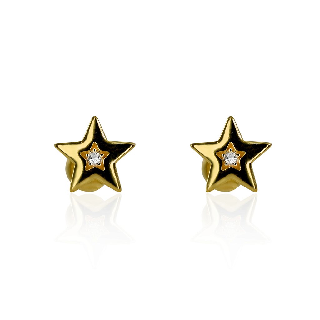 Brincos Sírius - Estrela
