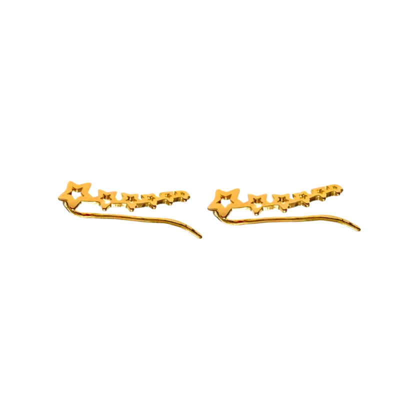 Brincos Celest - EarCuff 6 Estrelas