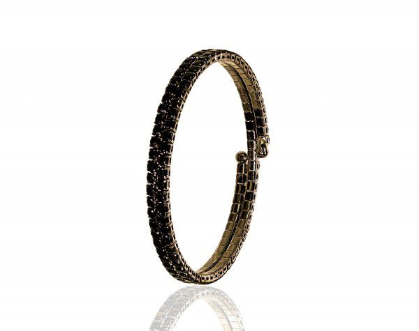 Pulseira Bracelte Zircônias Pretas