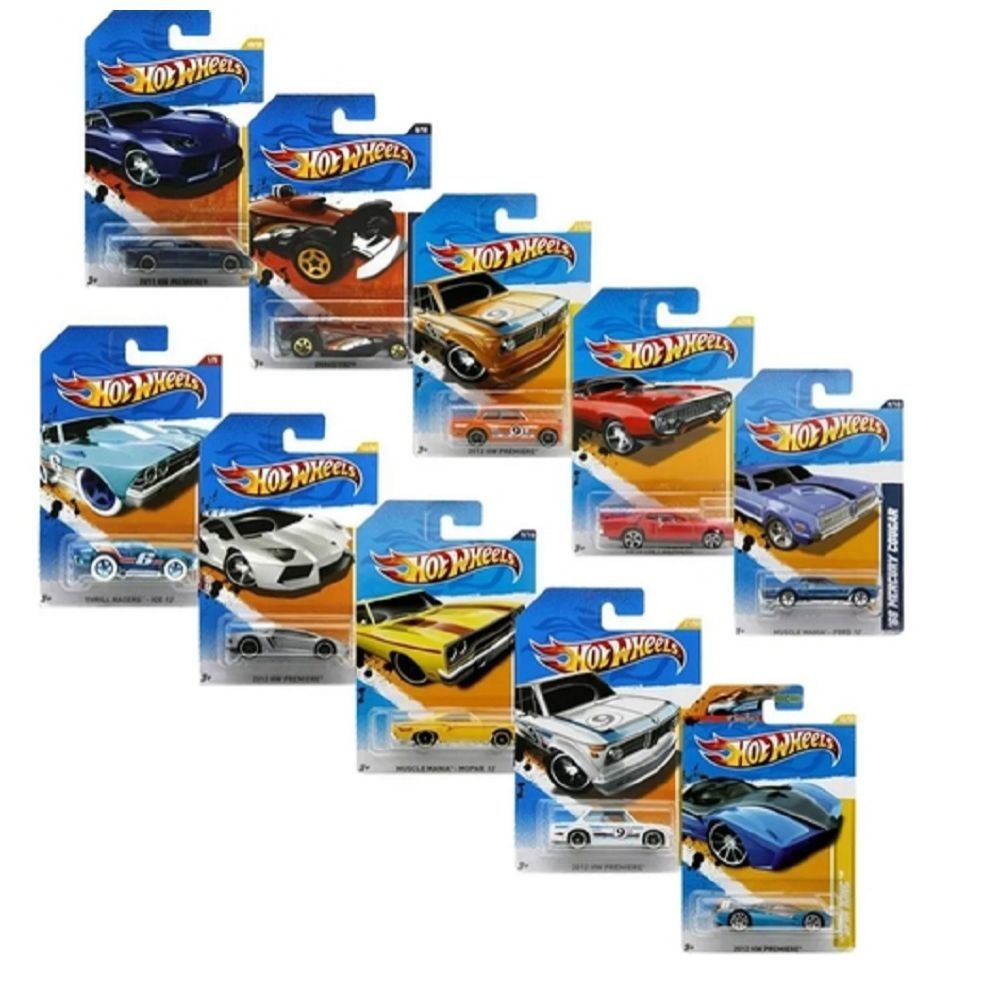 Hot Wheels Carrinhos Colecionáveis Kit com 5 Unidades (modelos podem v