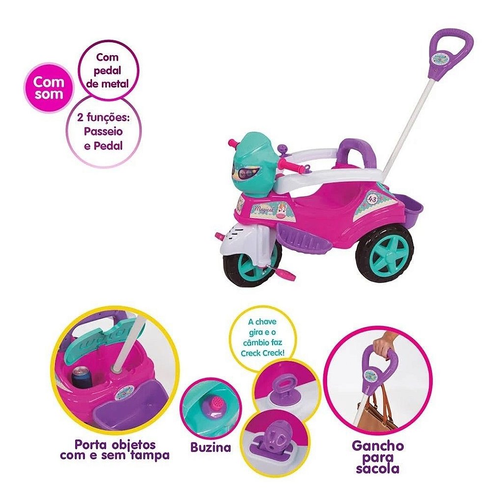 MOTOCA DE PASSEIO BABY CITY M PATROL - Karoane