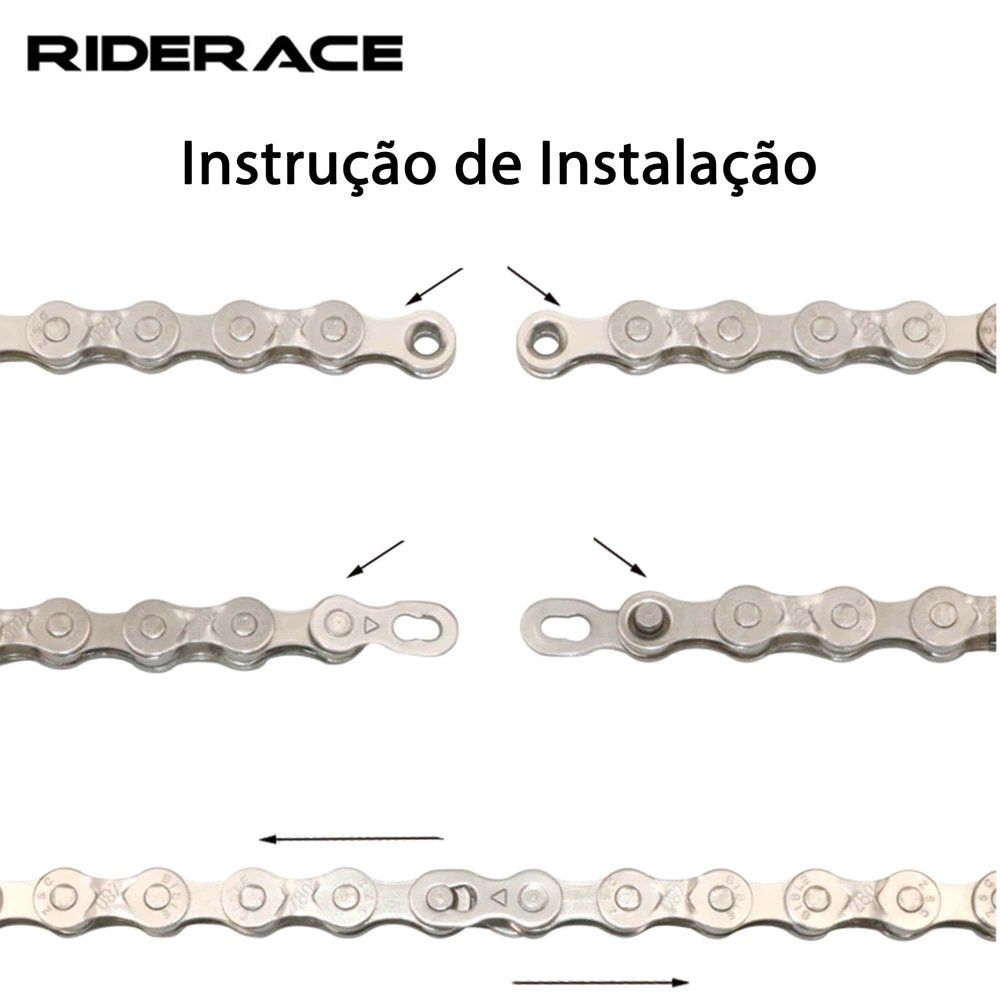 Power Link 9 Velocidades Emenda Rápida Corrente Bike MTB Speed