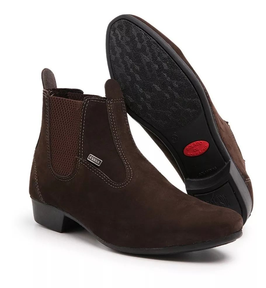 Bota Masculina Montaria Couro - Melhores Preços | Mega Tênis Outlet. - Mega Tênis Outlet