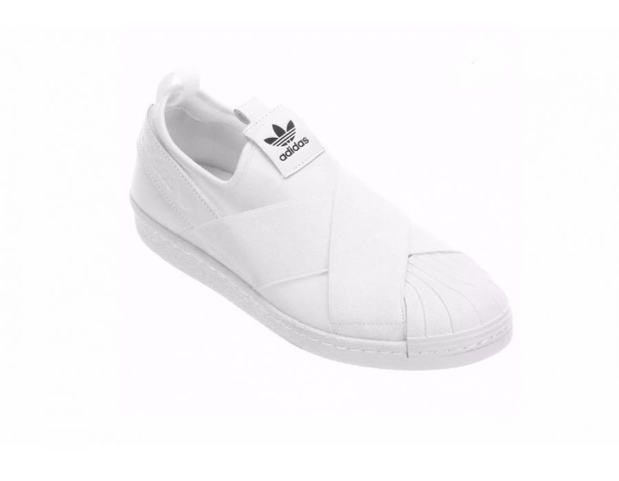 tenis adidas slip on branco