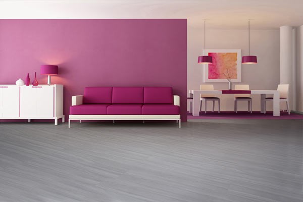 Piso Laminado Eucafloor Prime Fresno Decapê New com Instalação em Sala Sistema Colado