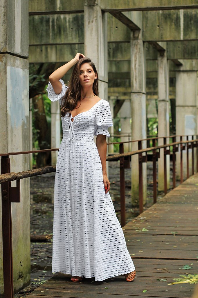 Vestido branco cheap para ensaio