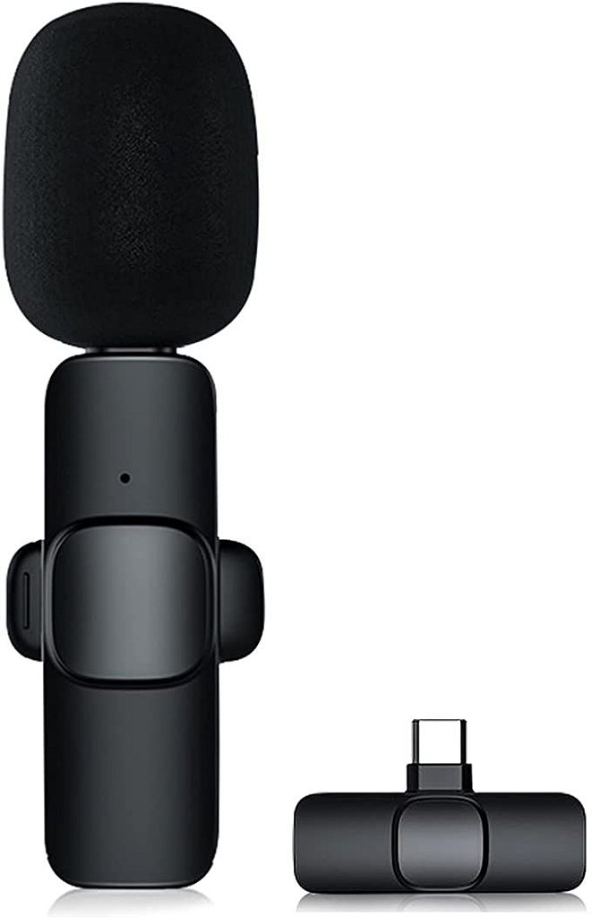 Microfone Sem Fio Transmissor Receptor De Lapela Para Android Tipo c -  Catálogo GrupoShopMix