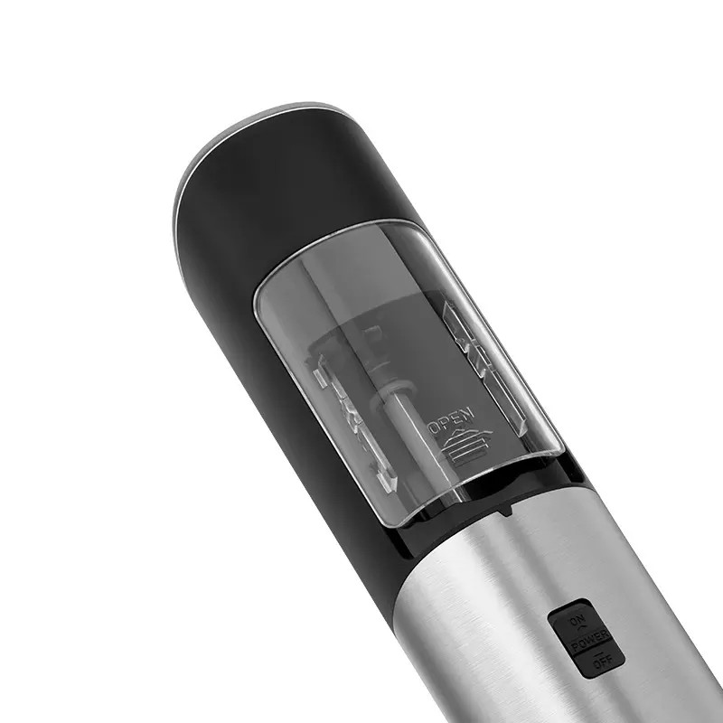 Moedor Eletrico De Pimenta Sal Triturador Pilhas Aço Inox — imagem 3