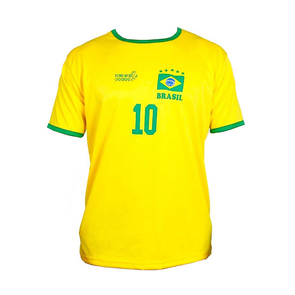 Camisola de futebol Brasil, equipamento de futebol Brasil