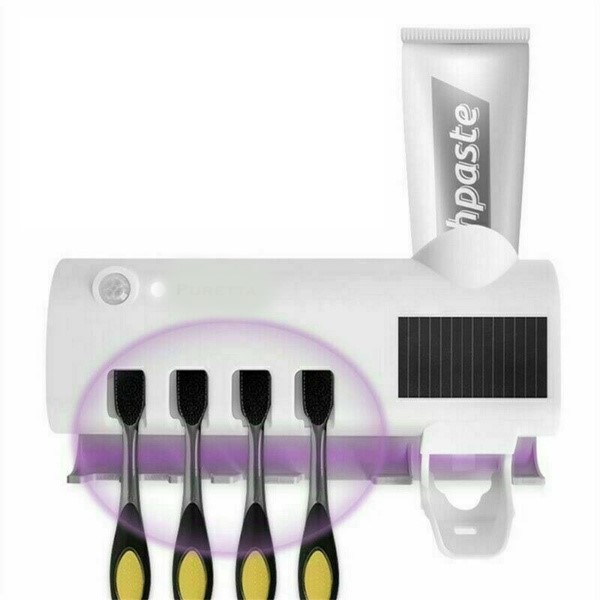Suporte Dispenser De Pasta De Dente Com Esterelizador Uv — imagem 4
