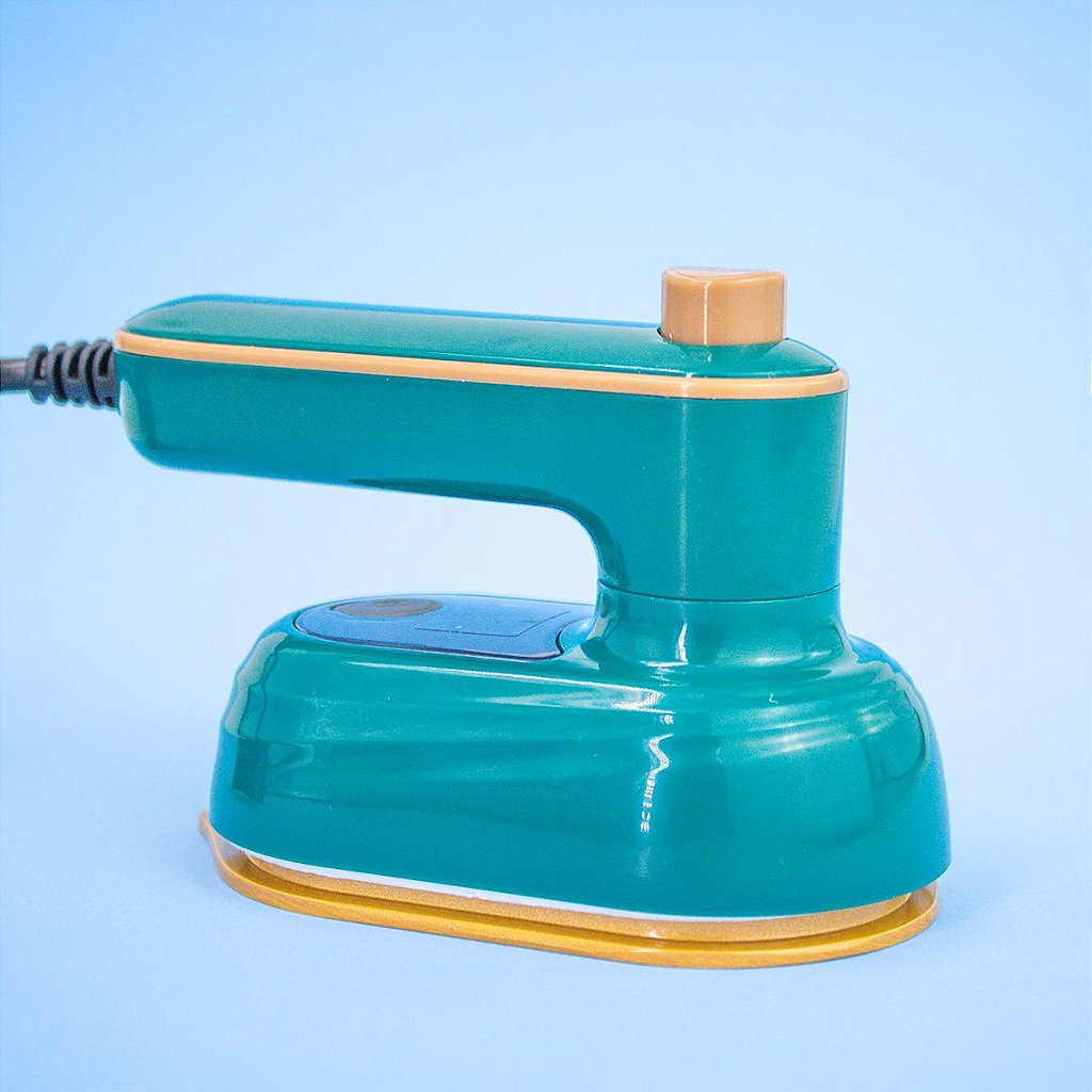Mini Ferro De Passarroupa Giratorio Portatil A Vapor Viagem — imagem 1