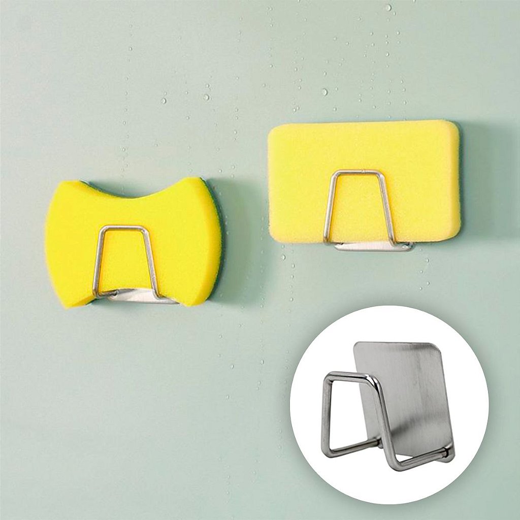 Gancho Adesivo De Parede Aço Inox - Suporte  Super Aderencia — imagem 4