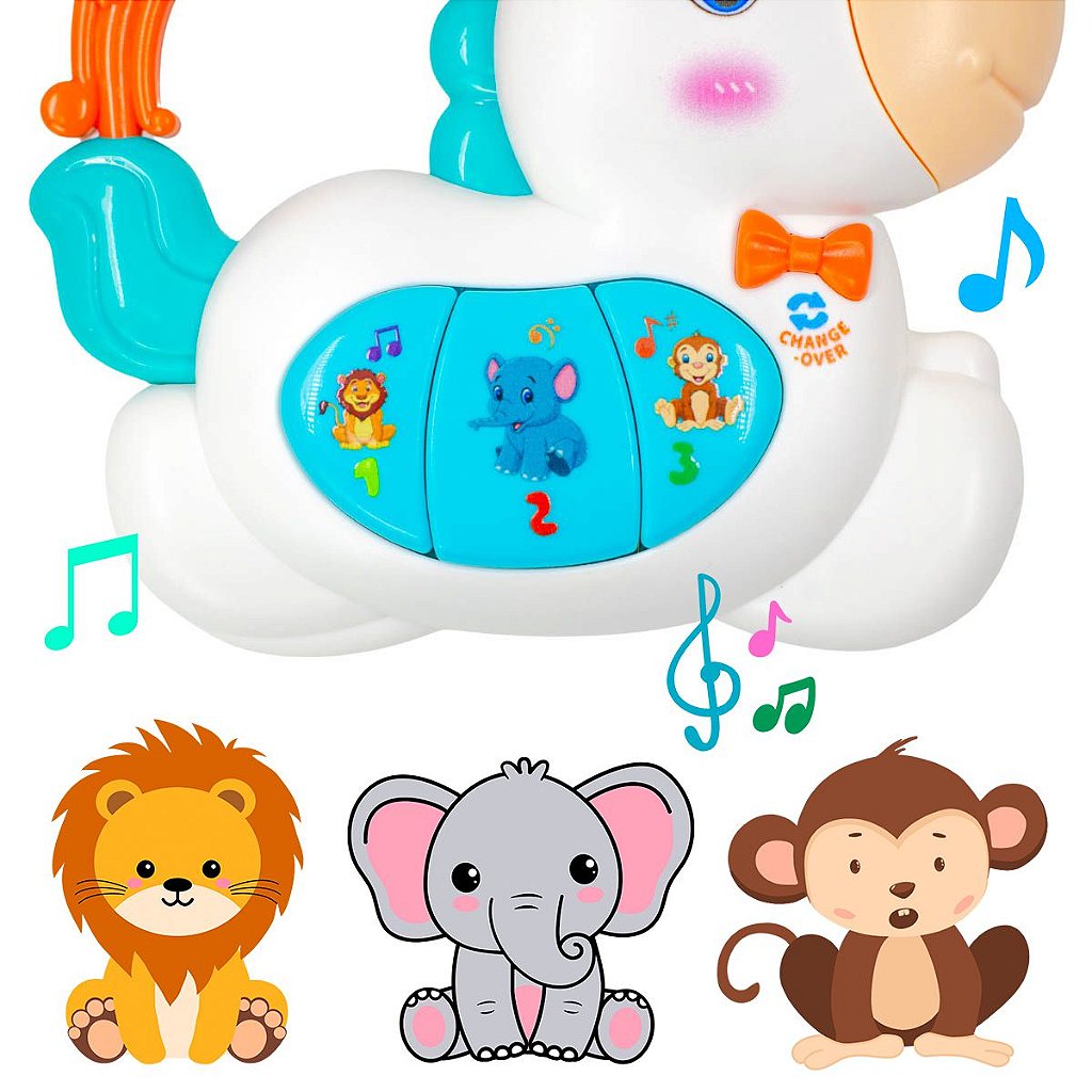 Teclado Piano Musical Bebê Brinquedo Infantil Divertido Som Pinguim -  Catálogo GrupoShopMix