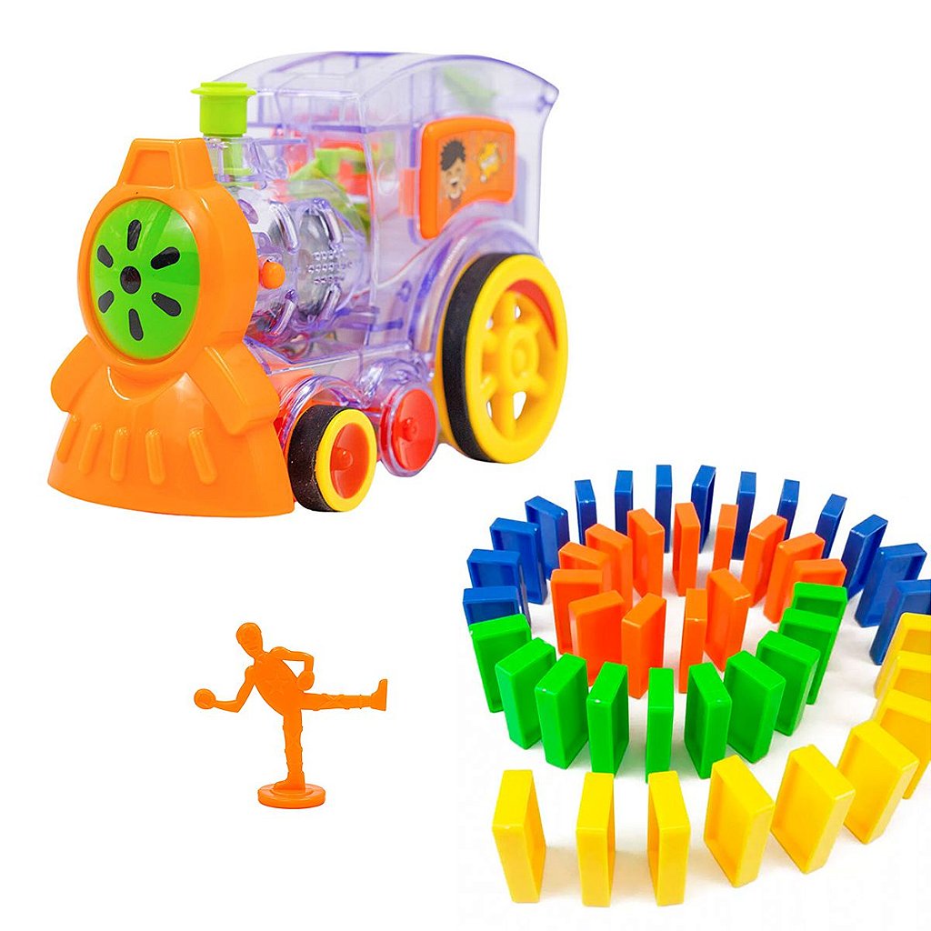 Trem de Brinquedo Empilhador de Dominó - Cegonha Kids