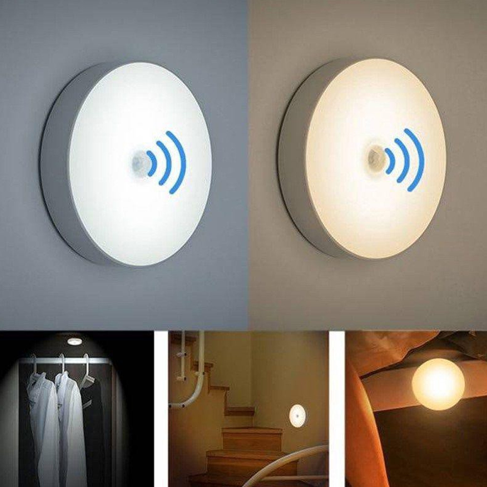 CDSP - Luminária Lâmpada Recarregável Com 6 LED Sem Fio Sensor Presença  Armário Escadas Banheiros Carregamento USB - Catálogo GrupoShopMix