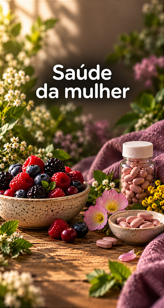 Suplementos para a saúde da mulher