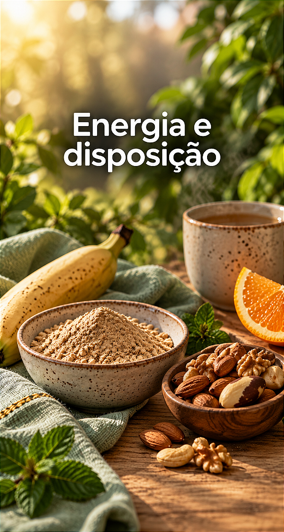Suplementos para energia e disposição
