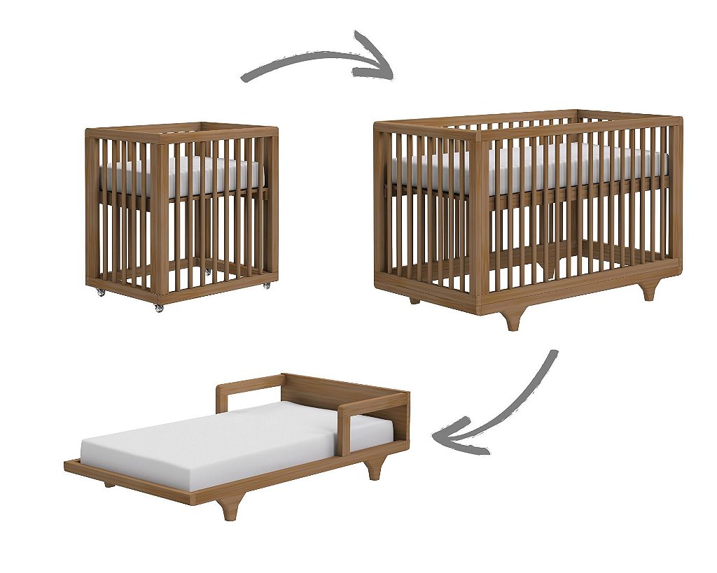 Berço Tre 3x1 - Madeira - Ducali Baby - Loja de Bebê em Curitiba | Berço,  Móveis, Enxoval