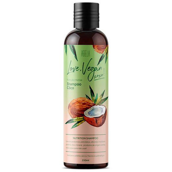 Shampoo Love, Vegan Coco 250ml - Abela Cosmetics